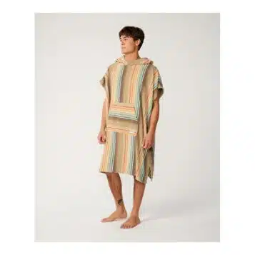 Rip Curl Men's Classic Surf Hooded Towel Khaki Sand