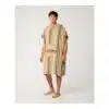 Rip Curl Men's Classic Surf Hooded Towel Khaki Sand - Image 3