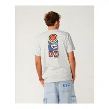 Alternative view of Rip Curl Men's Search Series VaporCool Stack Tee Grey Marle