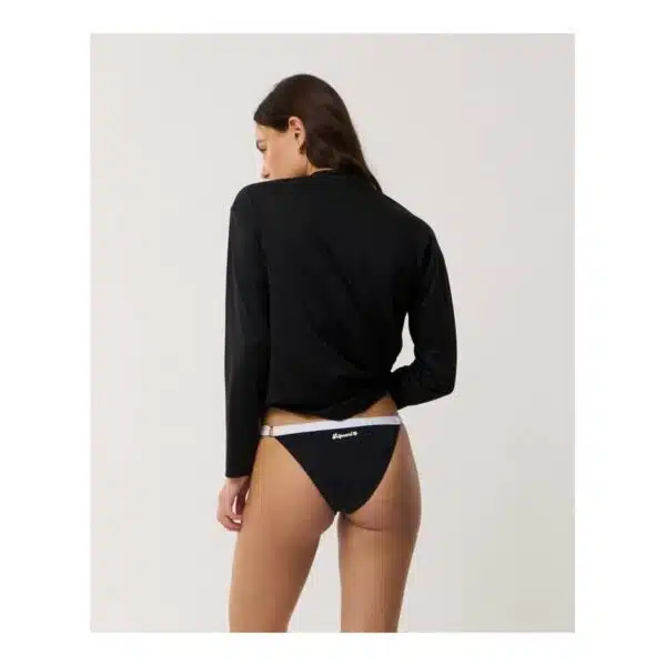 Alternative view of Rip Curl Women's Classic Surf Long Sleeve Cooling Zip Rash Vest Black