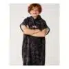 Rip Curl Boys' Sessions Hooded Towel Washed Black - Image 5