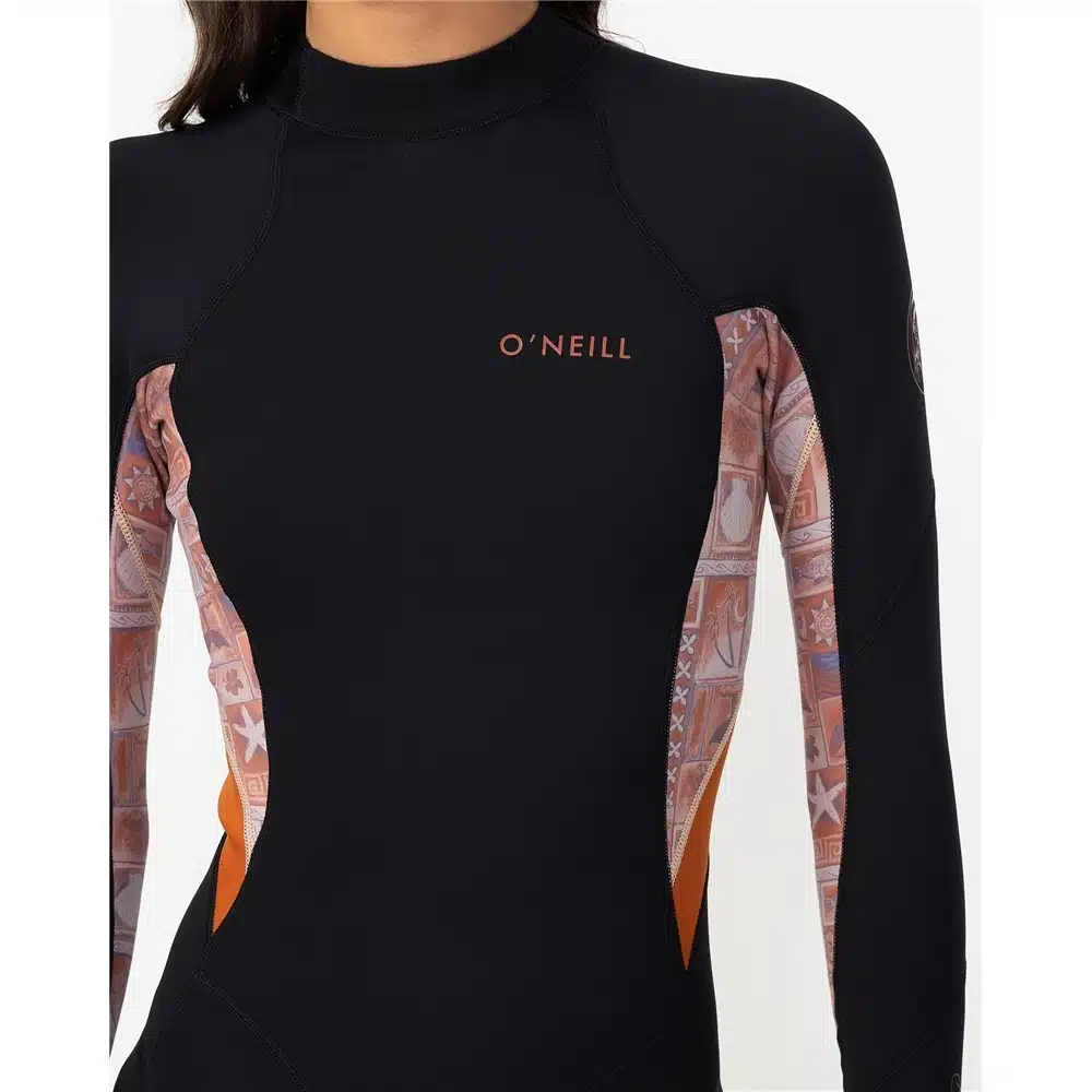 O'Neill Women's 2mm Bahia BZ LS Mid Spring Tangerine Tile 5 O'Neill Women's 2mm Bahia BZ LS Mid Spring Tangerine Tile - Image 5