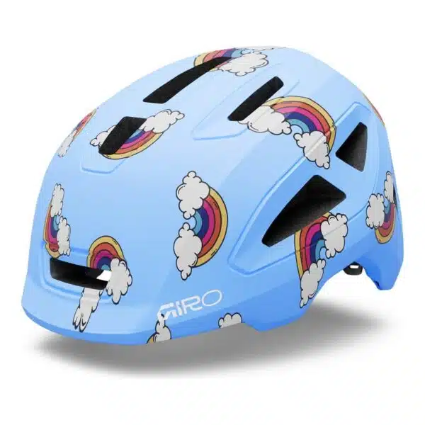 Alternative view of Giro Scamp II Kids Helmet Matte Multi Rainbow