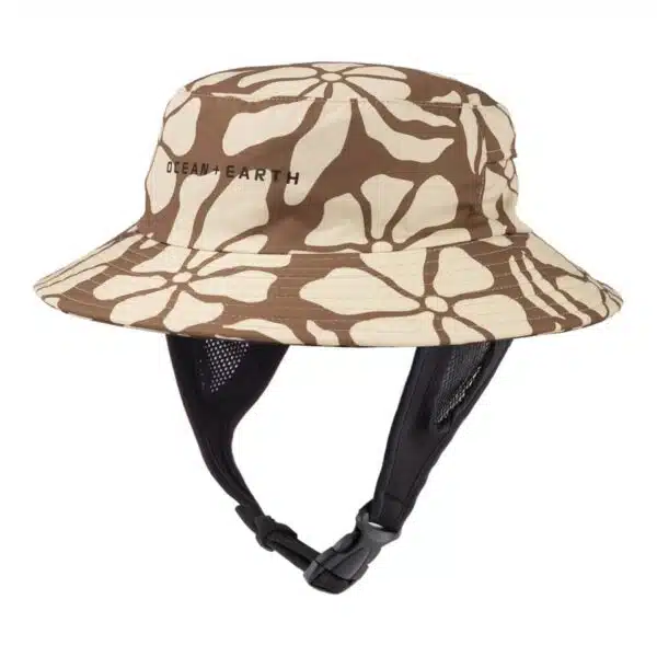 Ocean & Earth Bingin Lightweight Soft Peak Surf Hat Chestnut Flower