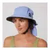 Ocean & Earth Indo Stiff Peak Surf Hat Blue - Image 2