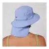 Ocean & Earth Indo Stiff Peak Surf Hat Blue - Image 3