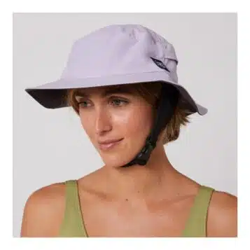 Alternative view of Ocean & Earth Indo Stiff Peak Surf Hat Pale Lilac