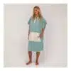 Ocean & Earth Women's Daydream Hooded Poncho Dusty Turquoise