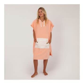 Ocean & Earth Women's Daydream Hooded Poncho Seashell Pink