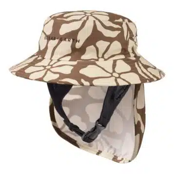 Ocean & Earth Youth Bingin Lightweight Soft Peak Surf Hat Chestnut Flower