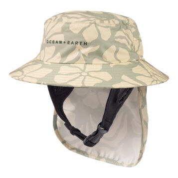 Ocean & Earth Youth Bingin Lightweight Soft Peak Surf Hat Sage Flower