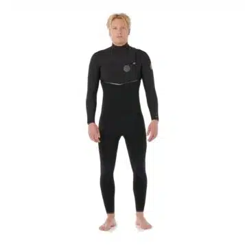 Rip Curl Men's 4/3mm E-Bomb Chest Zip Black
