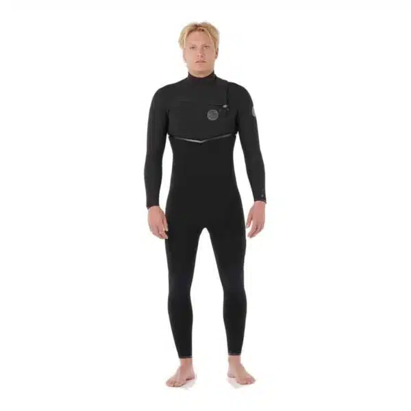 Rip Curl Men's 4/3mm E-Bomb Chest Zip Black
