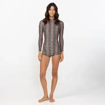 O'Neill Women's Shadow Bay LS Surfsuit Ticking Stripe Warm
